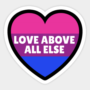 Bi Heart Sticker